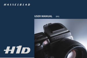 Manual Hasselblad H1D Digital Camera