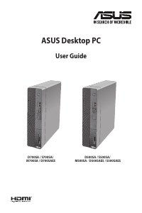 Manual Asus D500SA ExpertCenter D5 SFF Desktop Computer