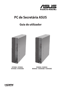 Manual Asus D500SA ExpertCenter D5 SFF Computador de secretária