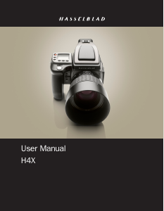 Manual Hasselblad H4X Digital Camera