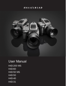Handleiding Hasselblad H4D-200 MS Digitale camera