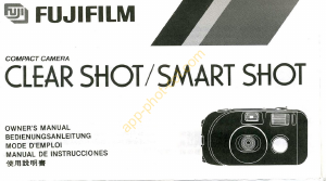 Mode d’emploi Fujifilm Smart Shot Camera