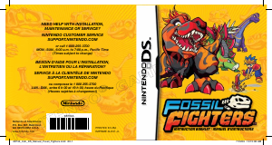 Handleiding Nintendo DS Fossil Fighters