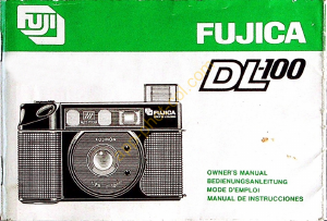 Manual Fujica DL-100 Camera