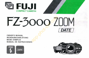 Mode d’emploi Fuji FZ-3000 Camera