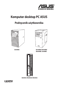 Instrukcja Asus D640SA PRO Komputer stacjonarny