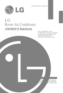 Manual LG LS-C366NMB0 Air Conditioner