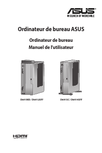 Mode d’emploi Asus D641SC PRO Ordinateur de bureau