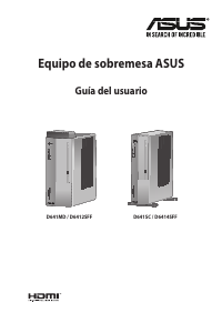Manual de uso Asus D641SC PRO Computadora de escritorio