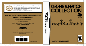Handleiding Nintendo DS Game and Watch Collection