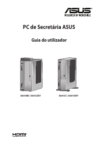 Manual Asus D641SC PRO Computador de secretária