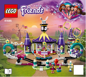 Instrukcja Lego set 41685 Friends Magiczne wesołe miasteczko z kolejką górską