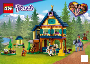 Bruksanvisning Lego set 41683 Friends Ridcenter i skogen