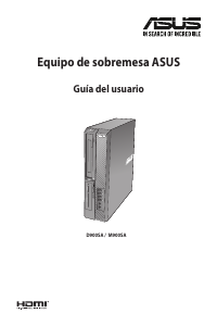 Manual de uso Asus D900SA ExpertCenter D9 SFF Computadora de escritorio