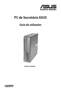 Manual Asus D900SA ExpertCenter D9 SFF Computador de secretária