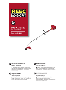 Instrukcja Meec Tools 014-214 Podkaszarka do trawy