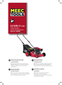 Manual Meec Tools 014-093 Lawn Mower