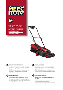 Manual Meec Tools 014-477 Lawn Mower