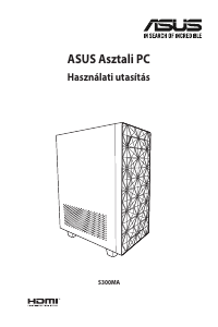 Használati útmutató Asus S300MA Asztali számítógép