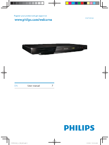 Manual Philips DVP3852K DVD Player