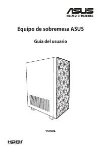 Manual de uso Asus S300MA Computadora de escritorio