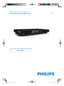 Manual Philips DVP3886X DVD Player