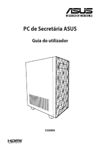 Manual Asus S300MA Computador de secretária