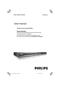 Manual Philips DVP5965K DVD Player