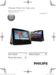 Mode d’emploi Philips PD9016P Lecteur DVD