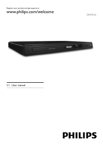 Manual Philips DVP3516 DVD Player