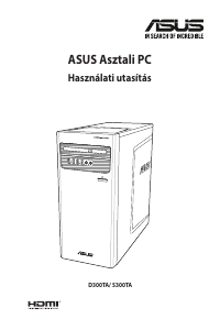 Használati útmutató Asus S300TA Asztali számítógép