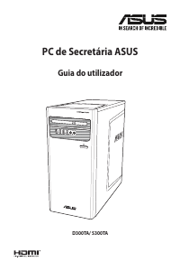 Manual Asus S300TA Computador de secretária