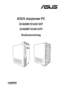 Bruksanvisning Asus S340MF Datamaskin