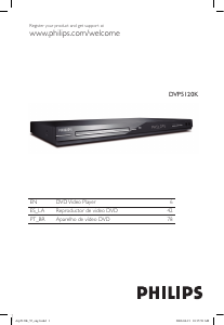 Manual Philips DVP5120K DVD Player