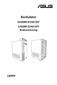 Bruksanvisning Asus S340MF Stationär dator