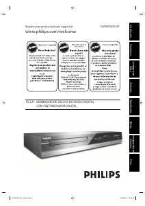 Manual de uso Philips DVDR3505 Reproductor DVD