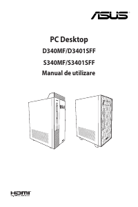 Manual Asus S340MF Computer de birou