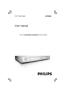 Manual Philips DVP3030A DVD Player