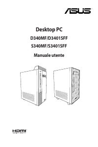 Manuale Asus S340MF Desktop