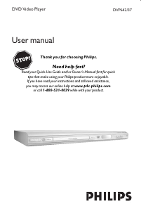 Manual Philips DVP642 DVD Player