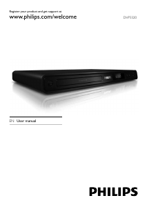 Manual Philips DVP3320 DVD Player