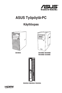 Käyttöohje Asus S640MB Pöytätietokone