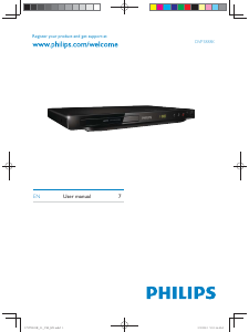 Manual Philips DVP3888K DVD Player