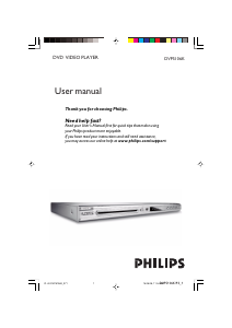 Handleiding Philips DVP5106K DVD speler