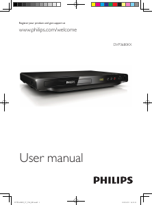 Manual Philips DVP3680KX DVD Player