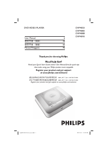 Manual Philips DVP4050 DVD Player