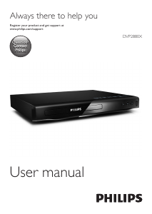 Manual Philips DVP2880X DVD Player