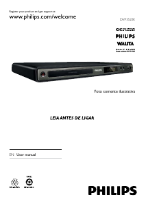 Manual Philips DVP3520KX DVD Player