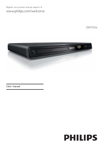 Manual Philips DVP3356X DVD Player