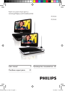 Manual Philips PD9048 DVD Player